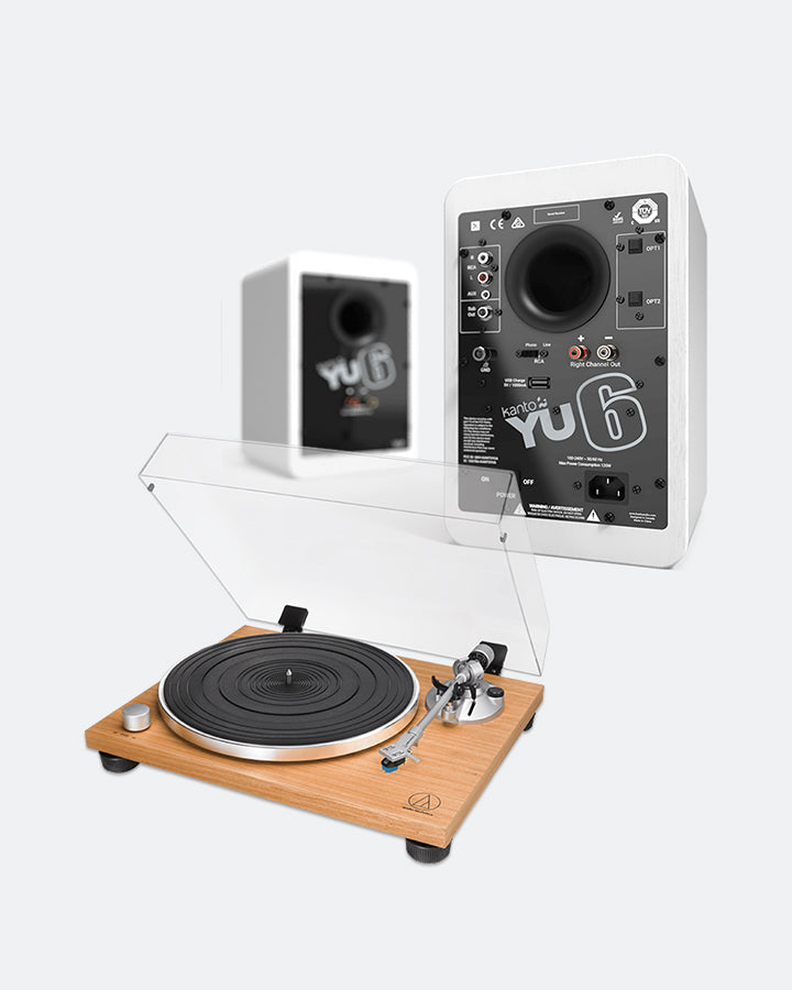 Audio-Technica: AT-LP120X / Kanto YU4 / Turntable Package —
