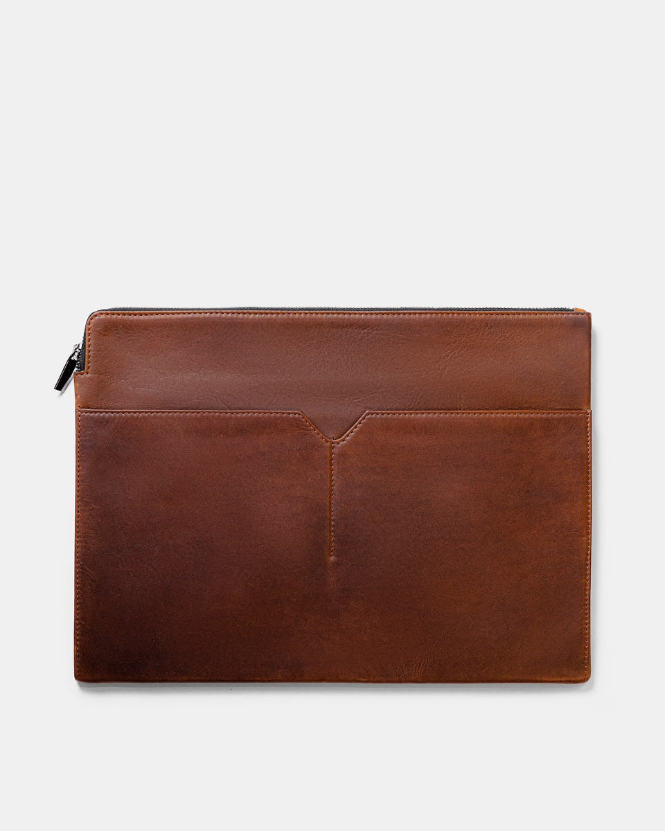 Macbook pro sleeve deals leather