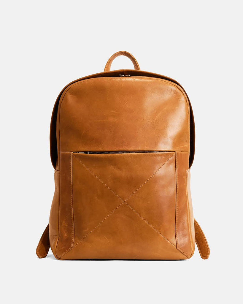 Madison Backpack orders in Ottertex, Denim and Leather Trim