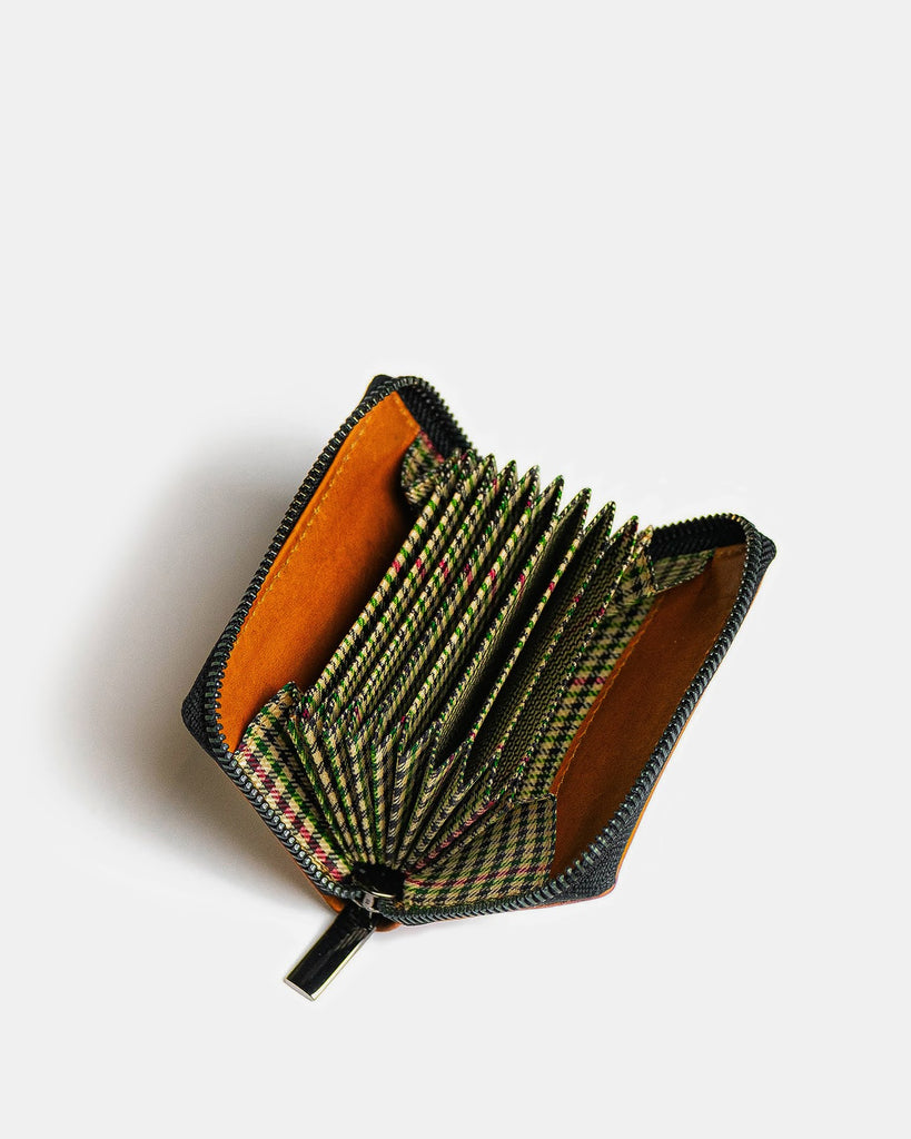 Mens leather store zip wallet